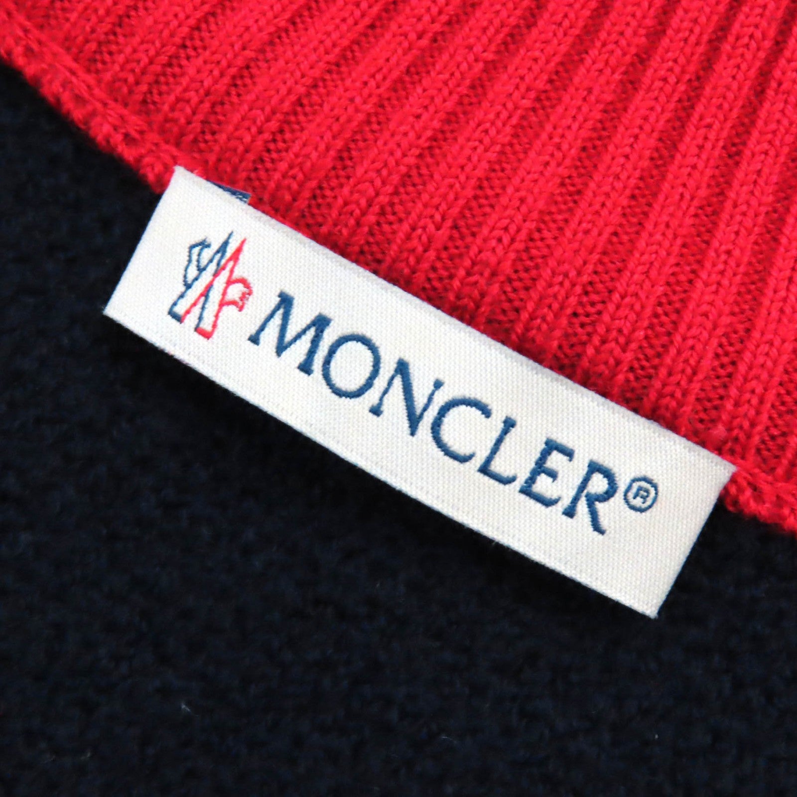 Moncler Wool Polyester Knit High Neck Sweater S