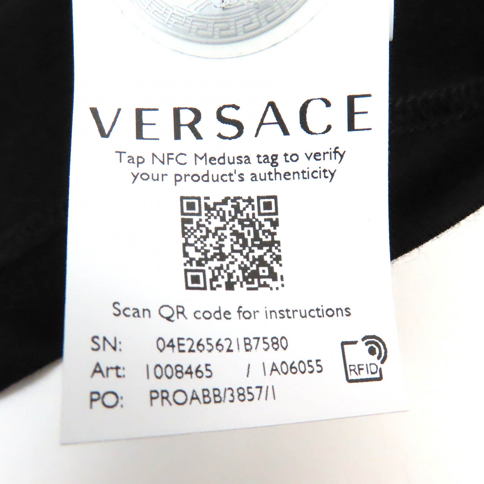 Versace MITCHEL FIT Varsity Logo T-shirt