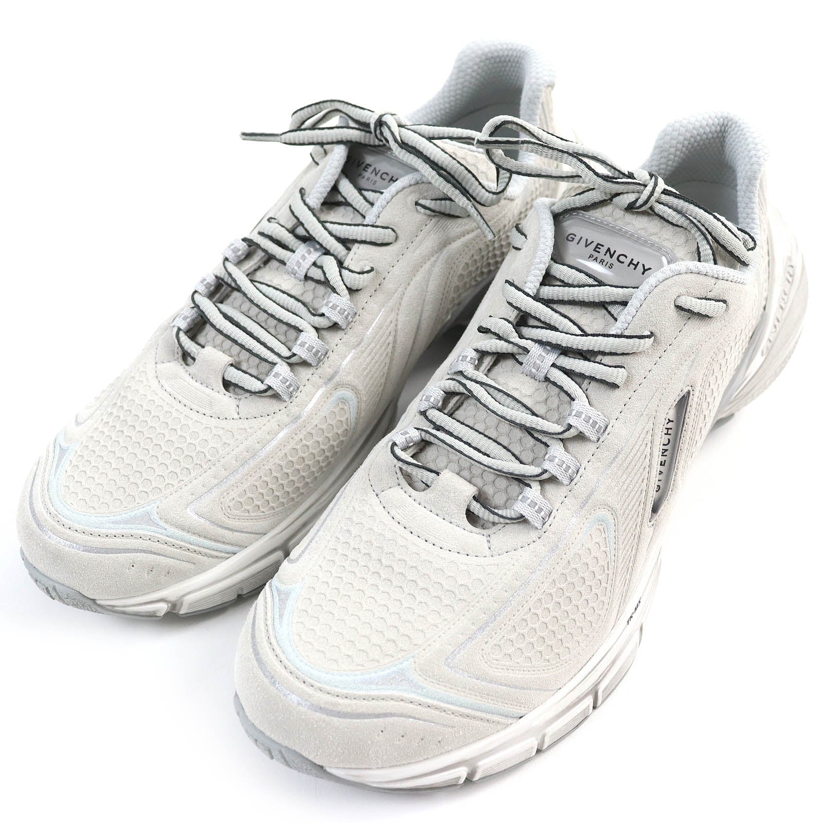 Givenchy TK-MX Runner Leather Sneakers Light Gray