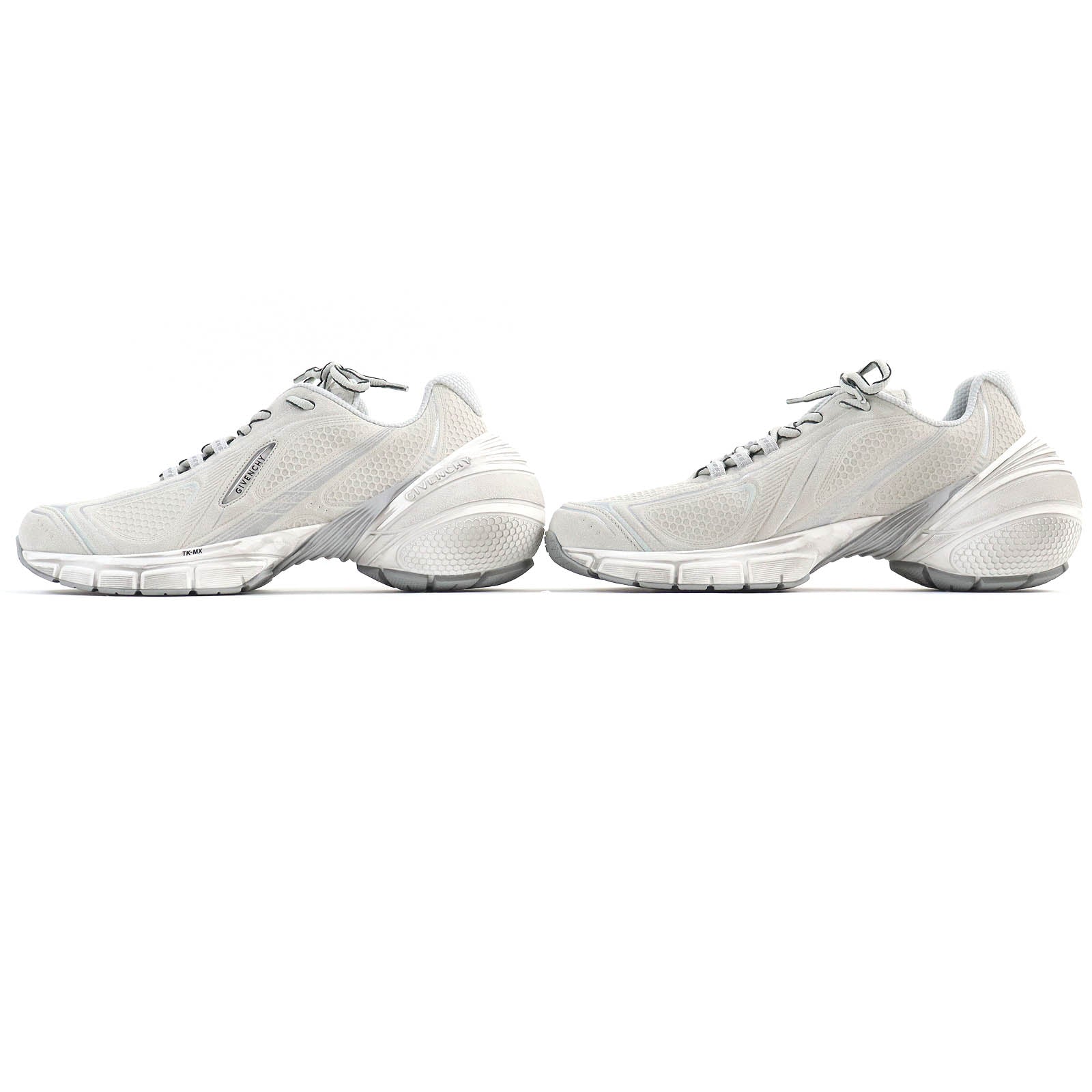 Givenchy TK-MX Runner Leather Sneakers Light Gray