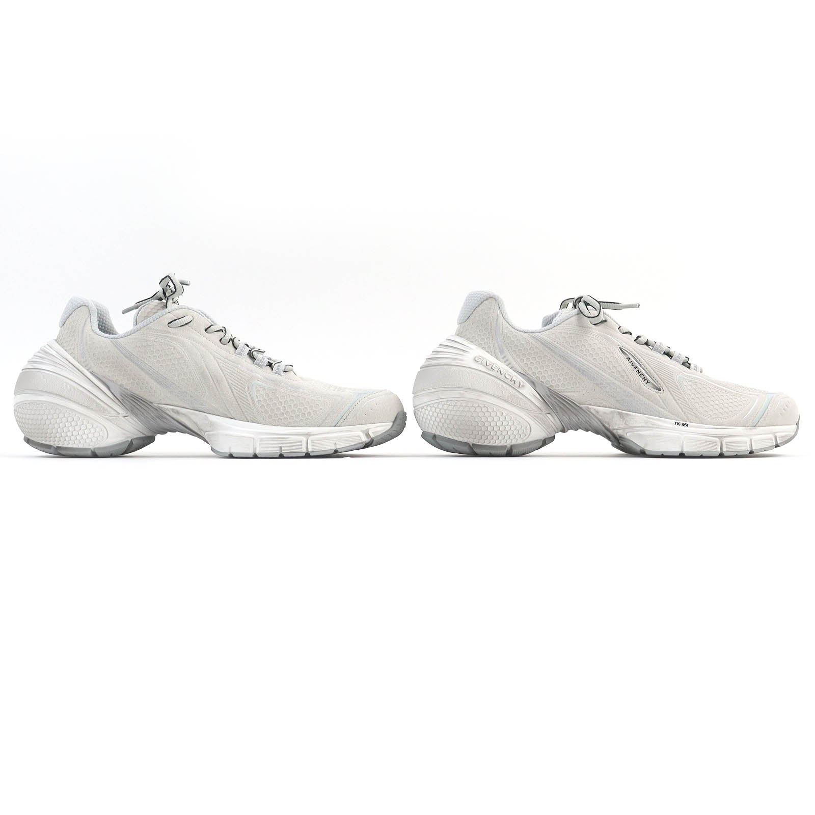 Givenchy TK-MX Runner Leather Sneakers Light Gray