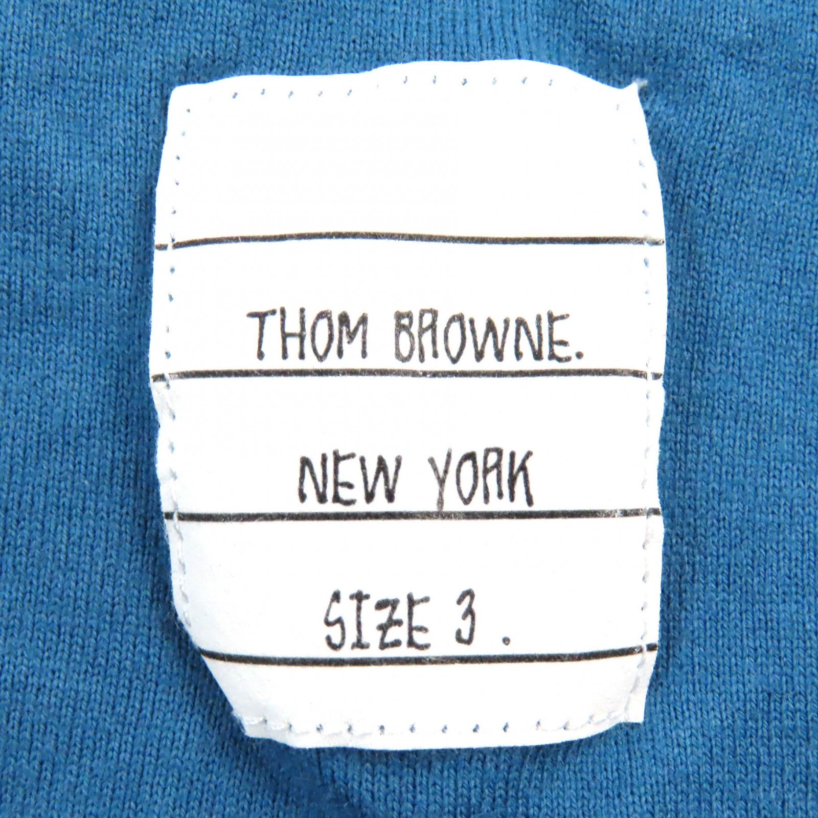 Thom Browne Cotton Pocket Crew Neck T-shirt