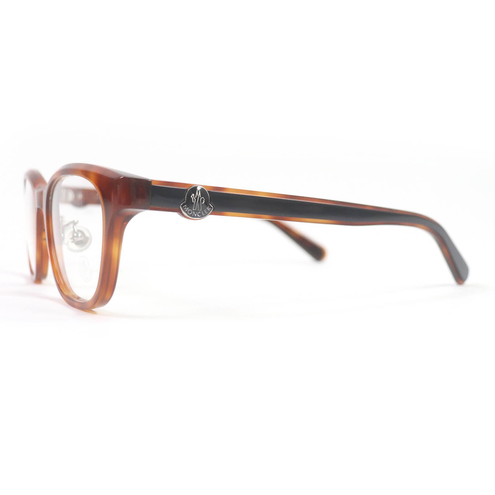 Moncler Logo Metal Tortoiseshell Glasses