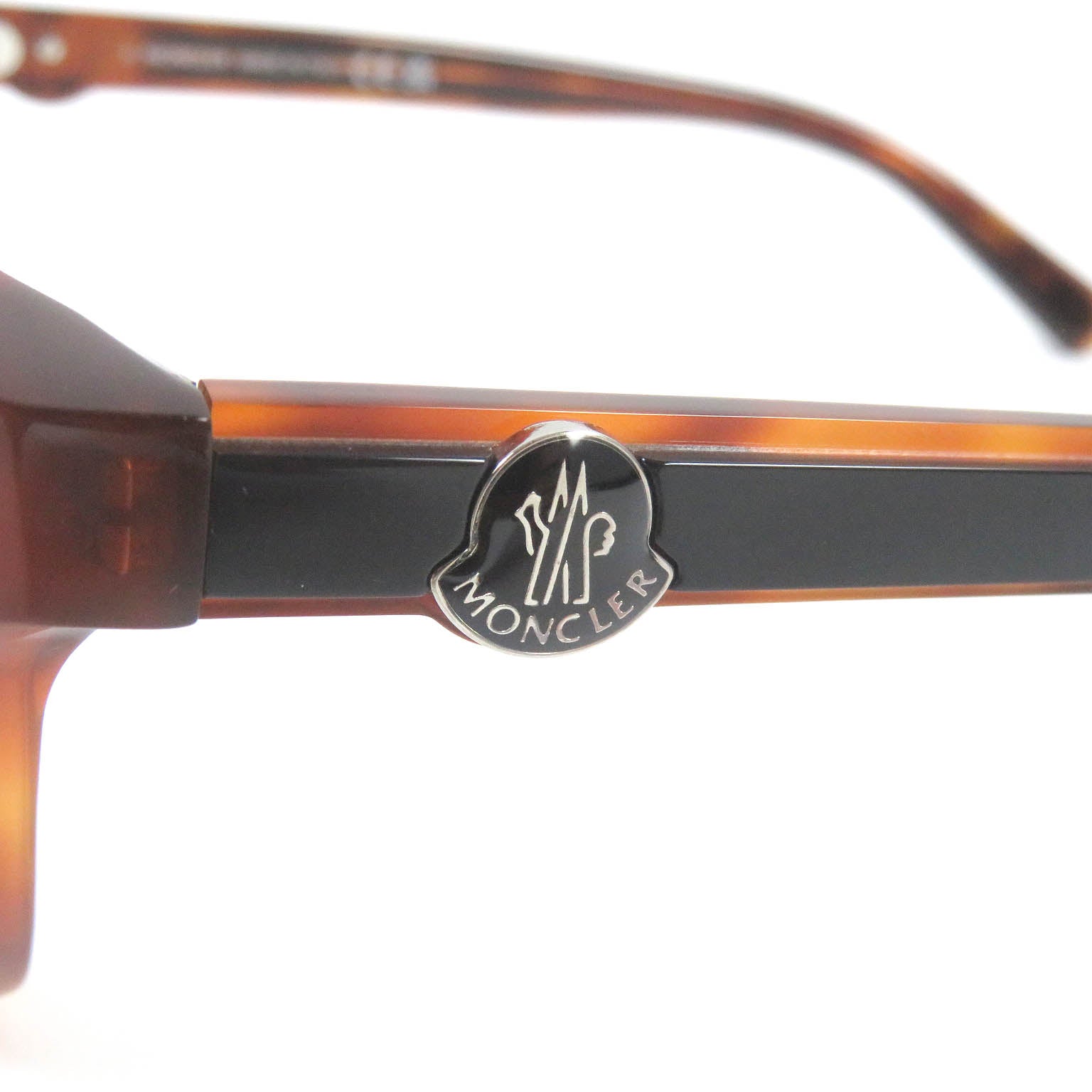 Moncler Logo Metal Tortoiseshell Glasses