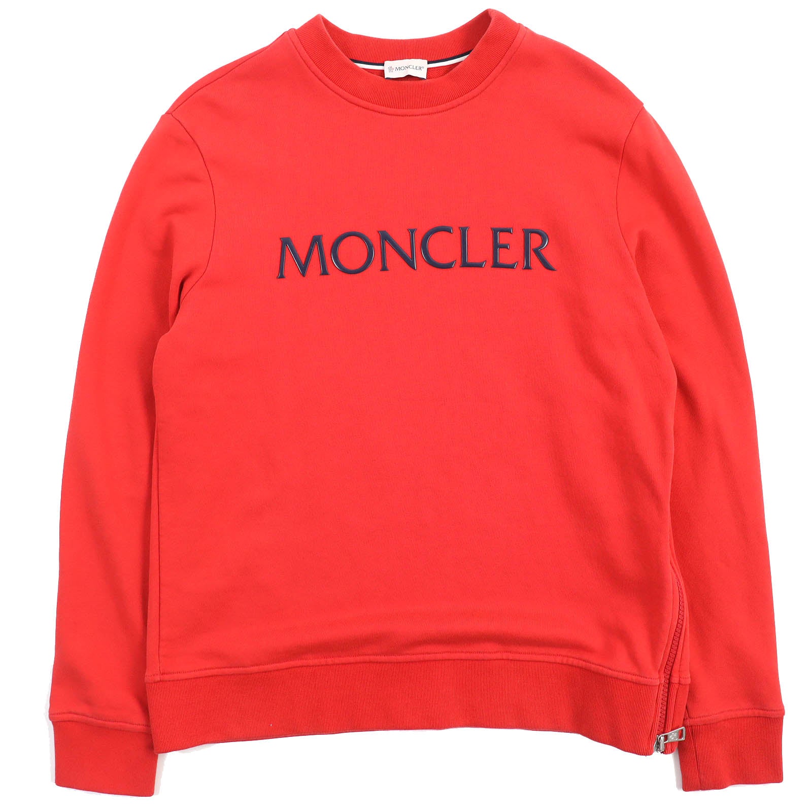 Moncler Cotton Logo Sweatshirt Red M