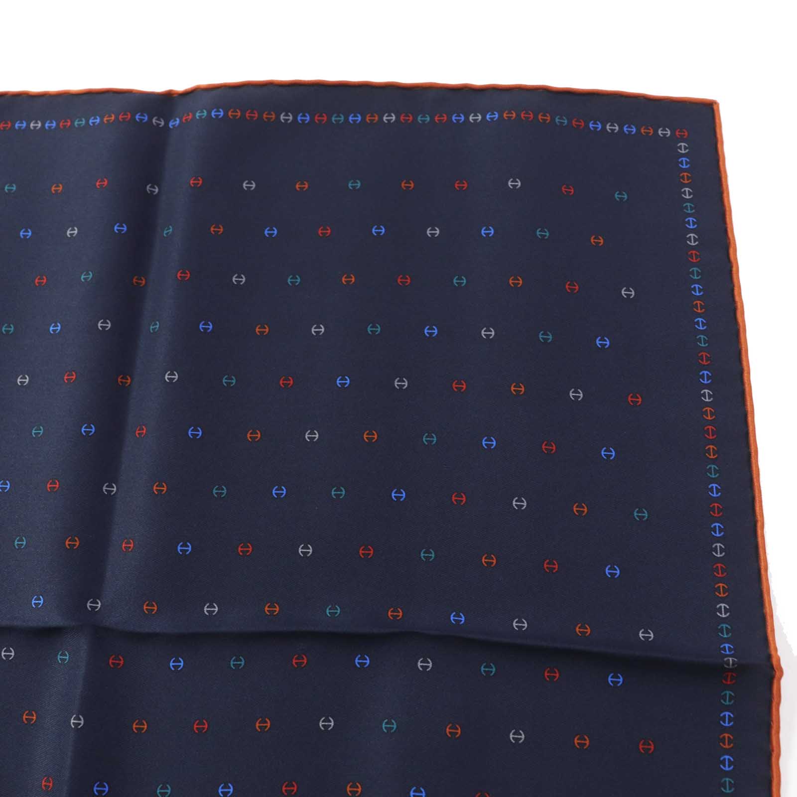 Hermes Silk H Tonneau Multicolor Scarf