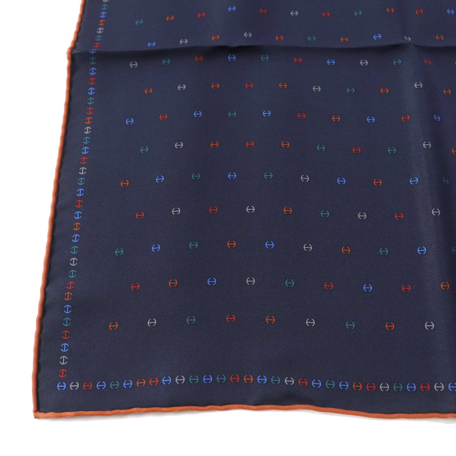 Hermes Silk H Tonneau Multicolor Scarf