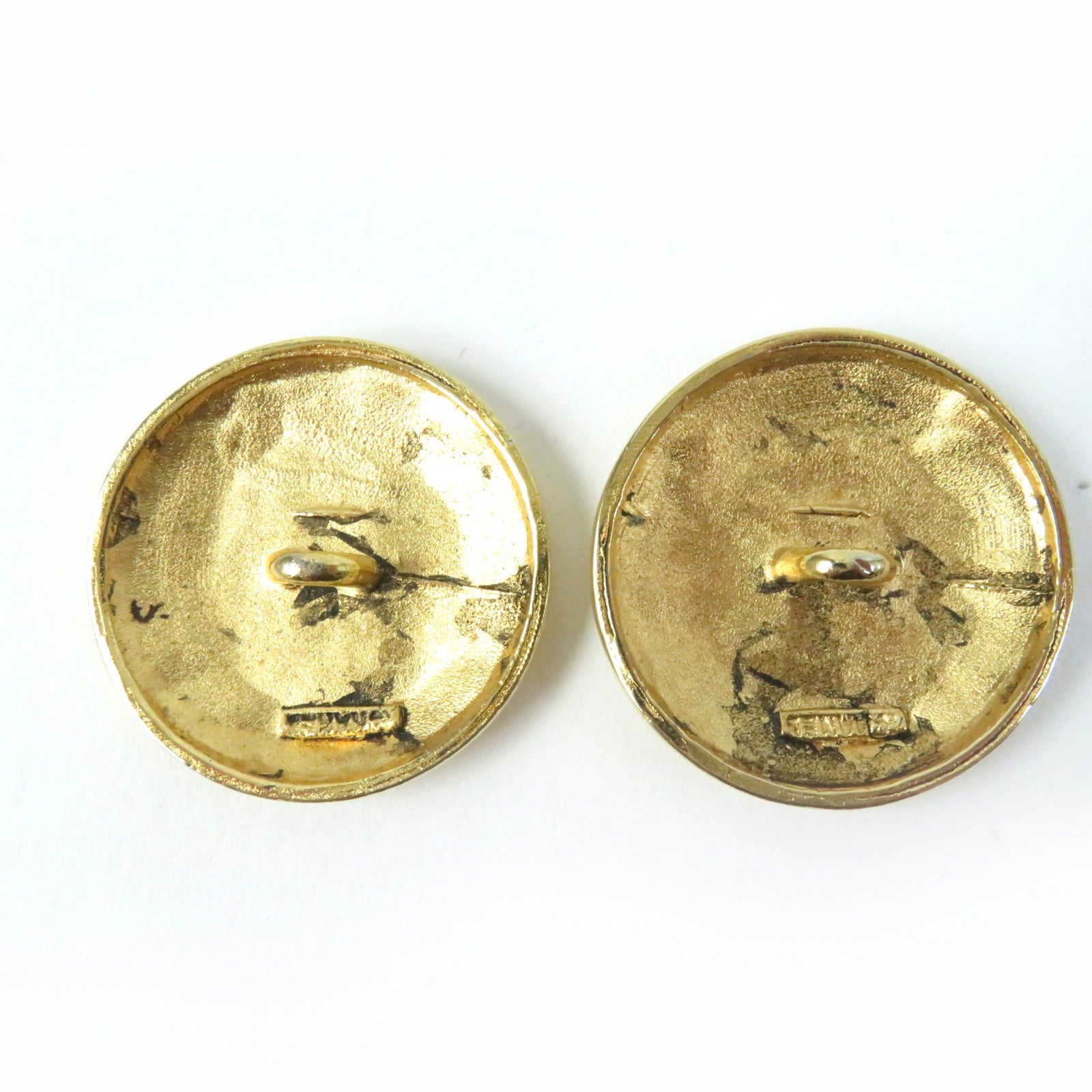 Chanel Vintage BigCOCO Mark Button Set Gold