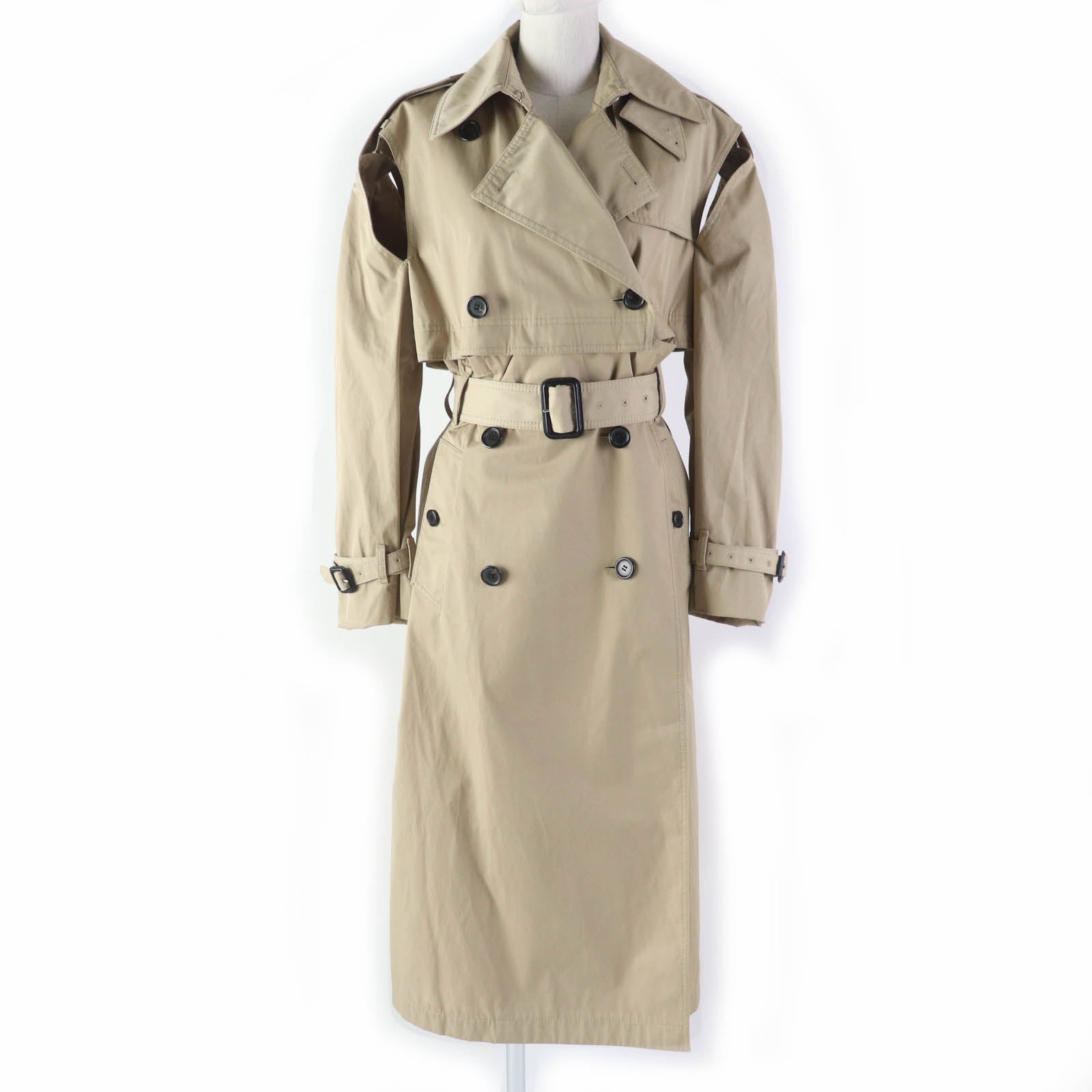 Valentino Belted Trench Coat Beige 40S