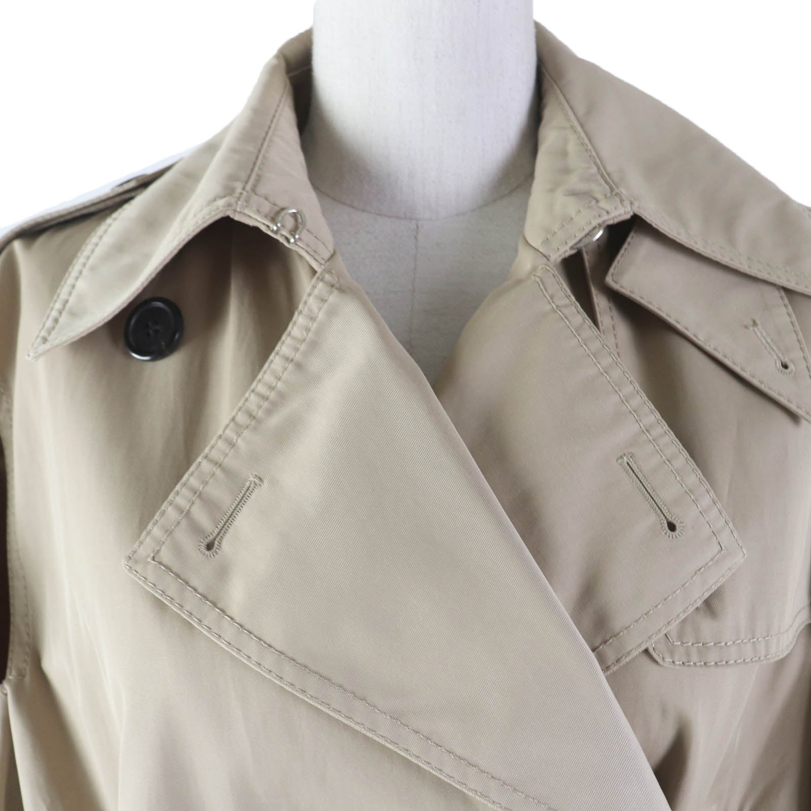 Valentino Belted Trench Coat Beige 40S