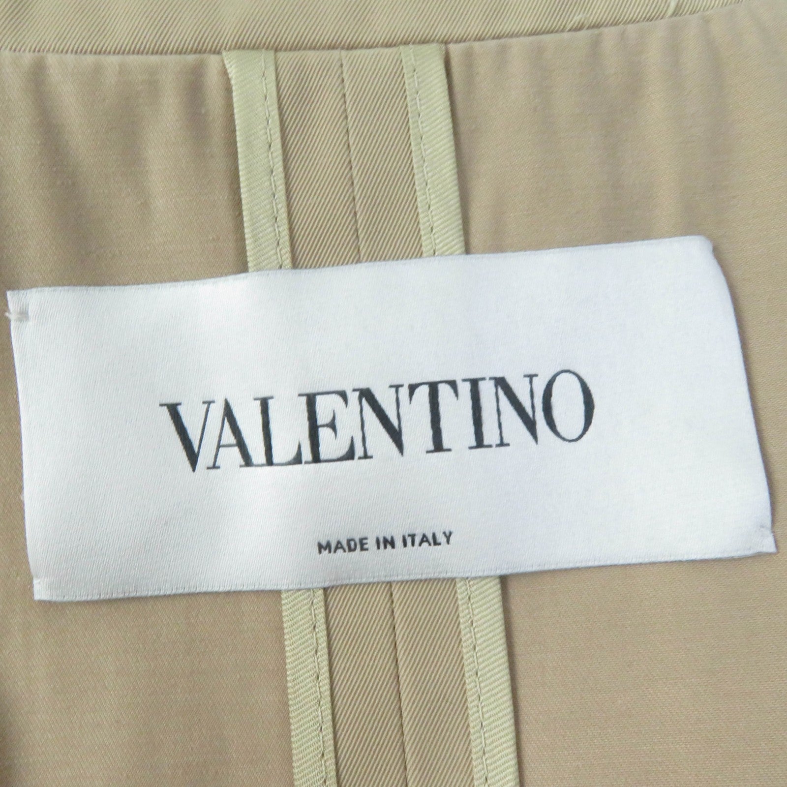 Valentino Belted Trench Coat Beige 40S