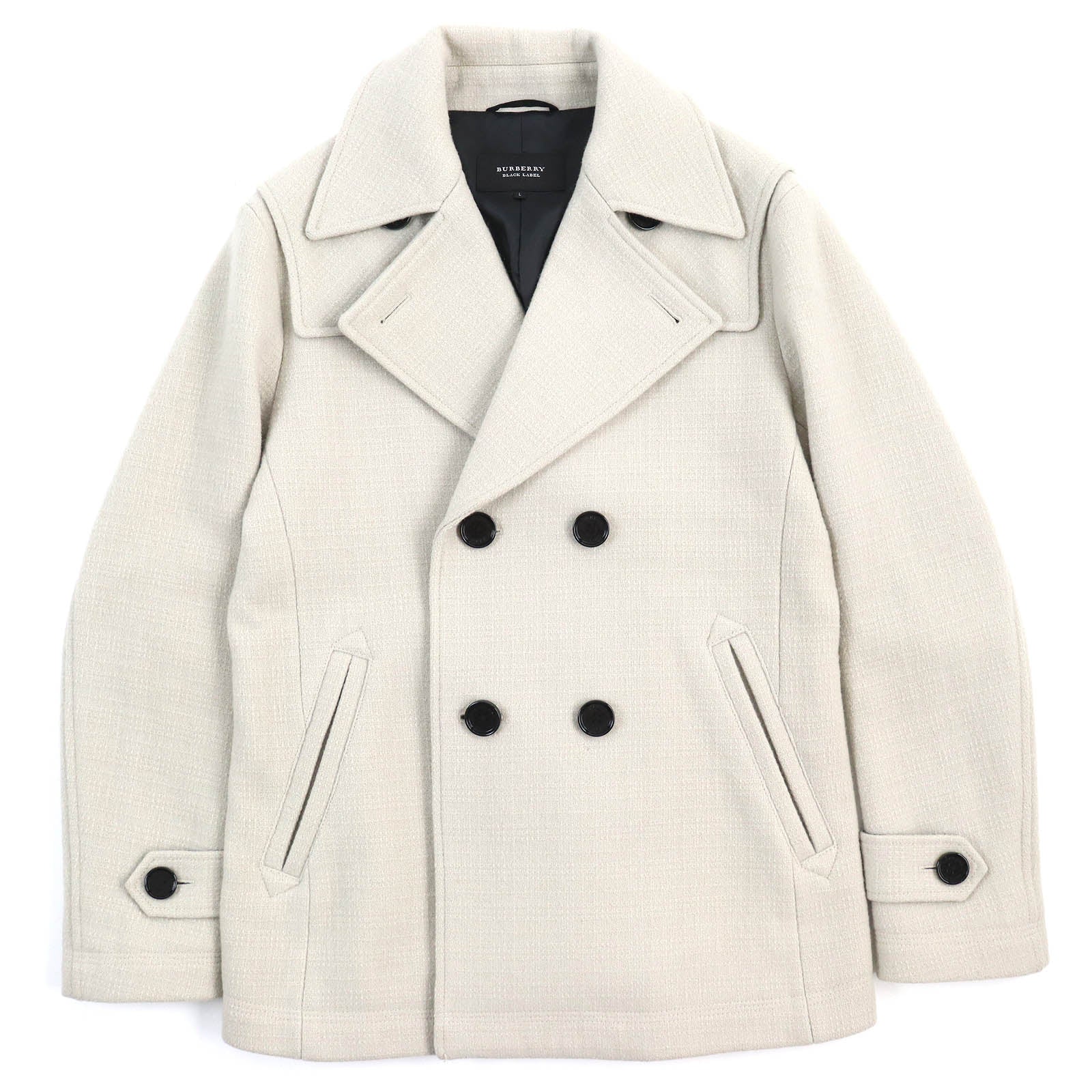 Burberry Wool Nylon P-Coat Ivory L