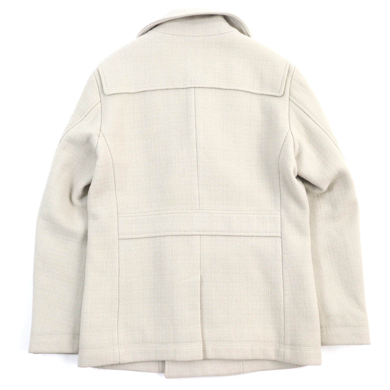 Burberry Wool Nylon P-Coat Ivory L