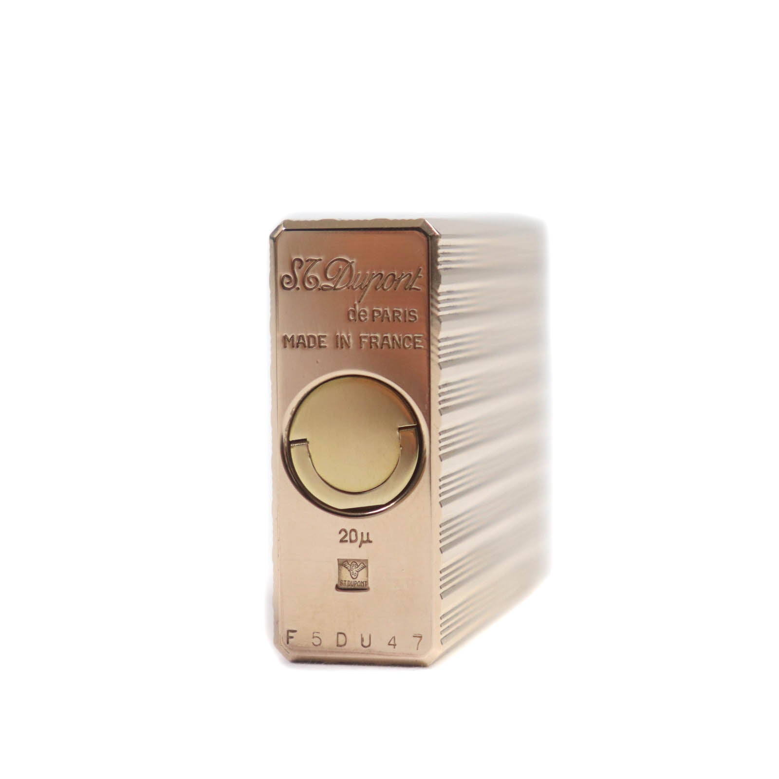 Dupont Line 1 Roller Gas Lighter Pink Gold