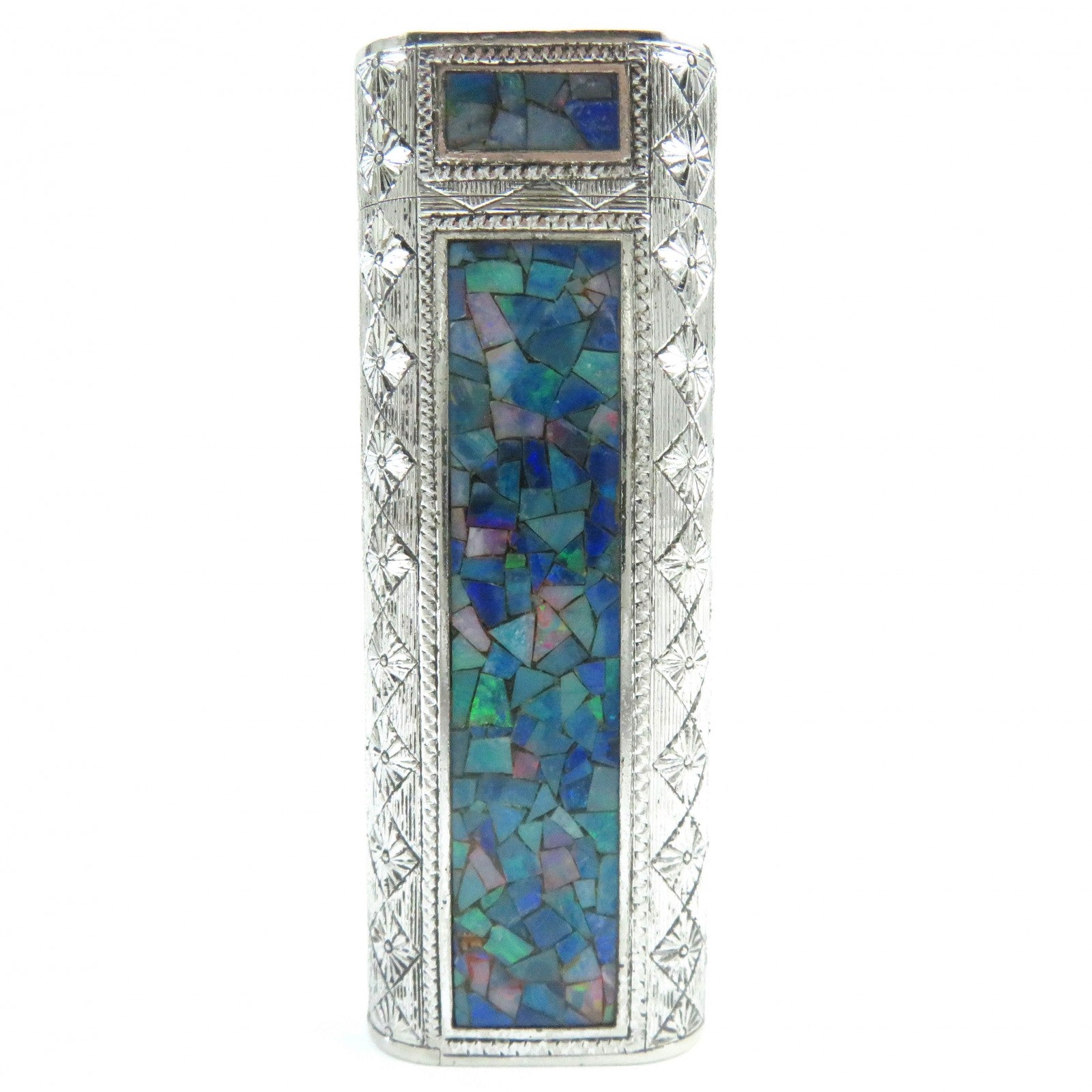 Cartier Opal Rhinestone Mosaic Jacket Lighter