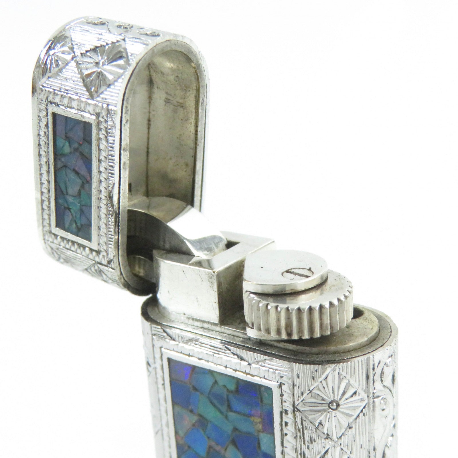 Cartier Opal Rhinestone Mosaic Jacket Lighter