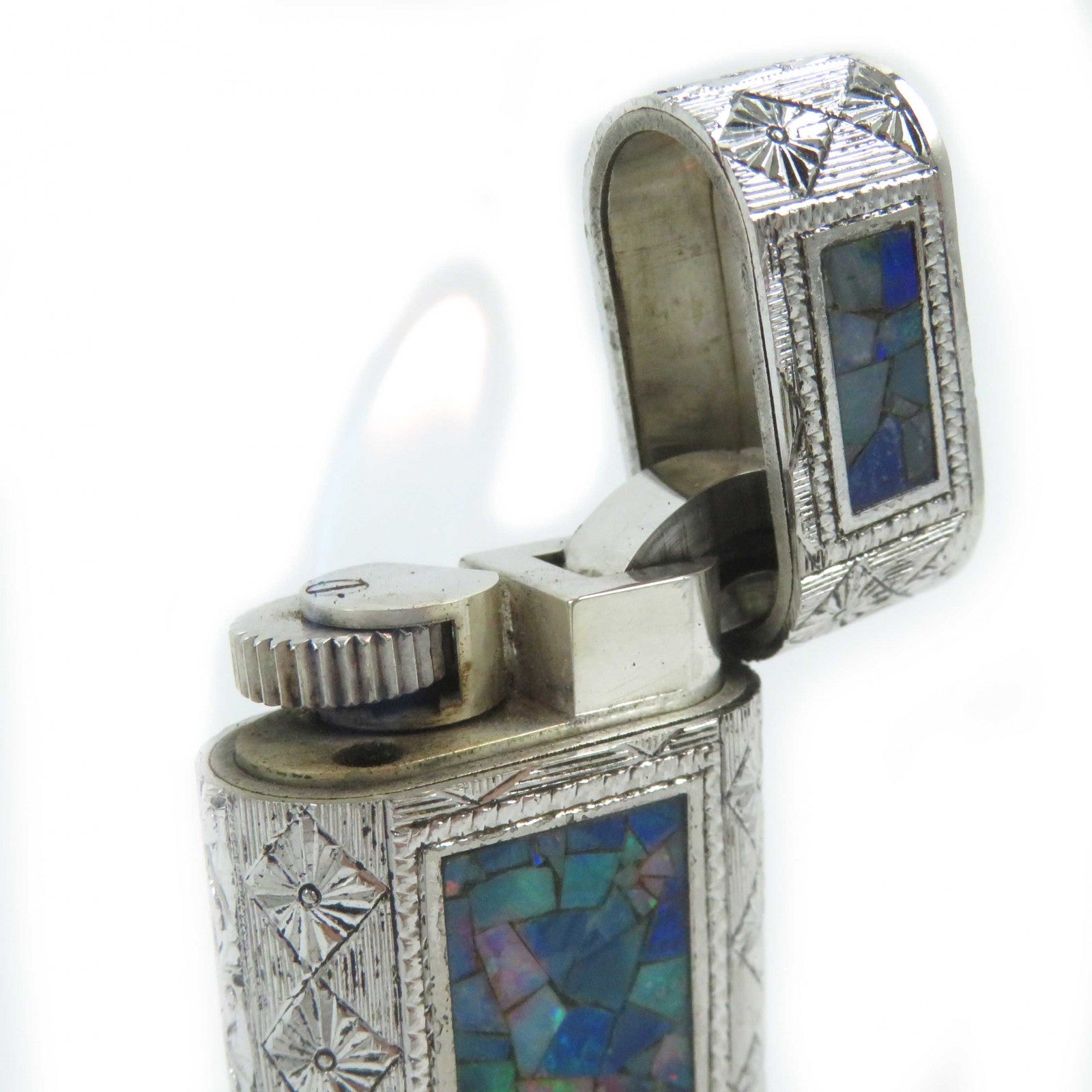 Cartier Opal Rhinestone Mosaic Jacket Lighter