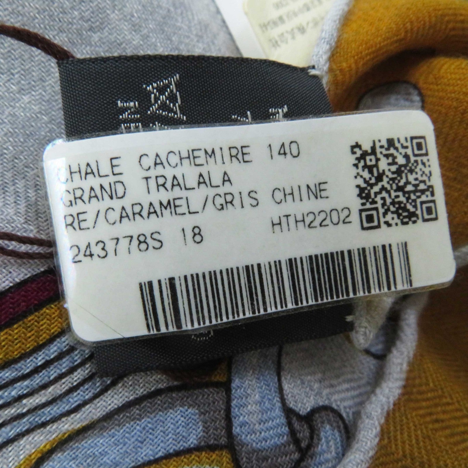 Hermes Grand Tralala Carre 140 Cashmere Silk Scarf