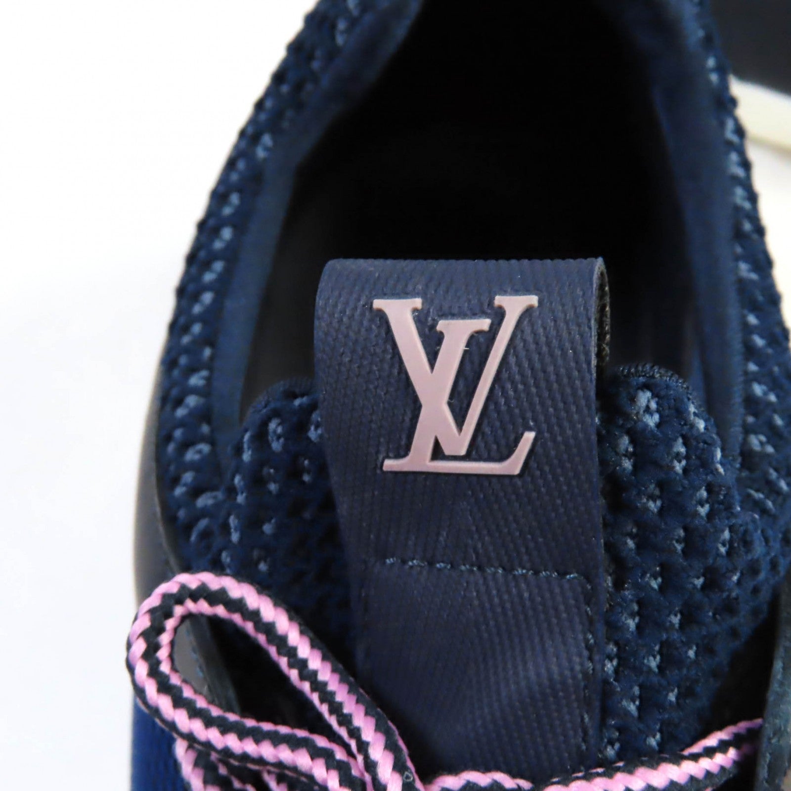 Louis Vuitton Aftergame Mesh Sneakers Navy Pink