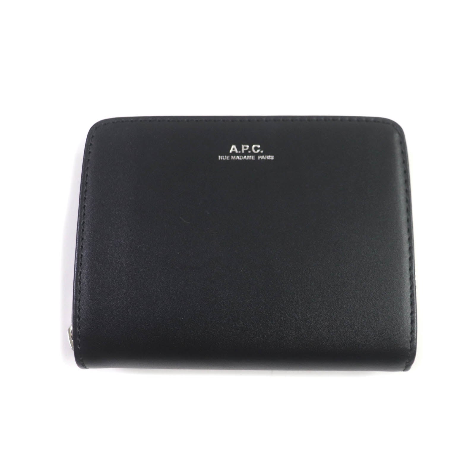 A.P.C. Logo Bifold Leather Wallet