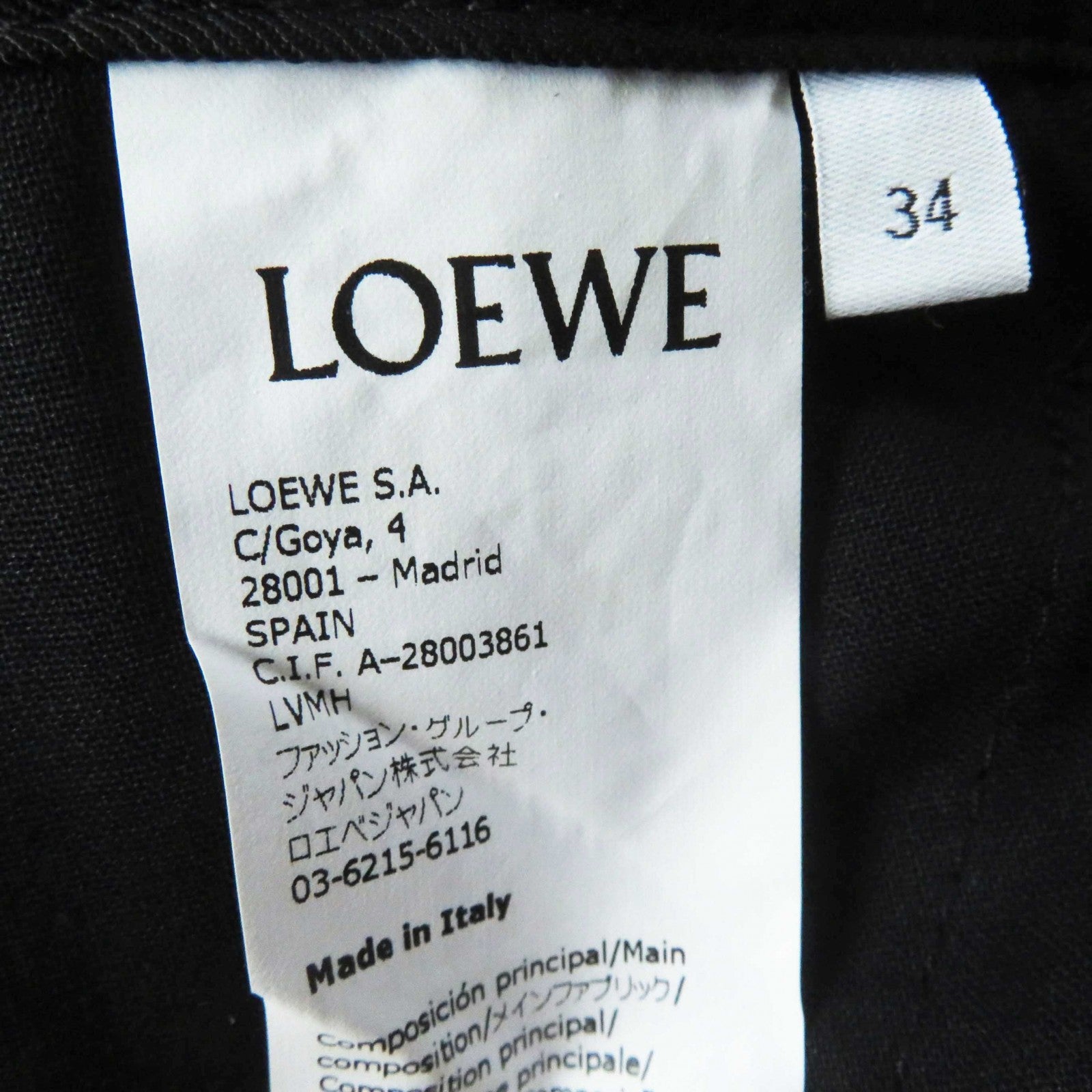 Loewe Rayon Shorts Black Women