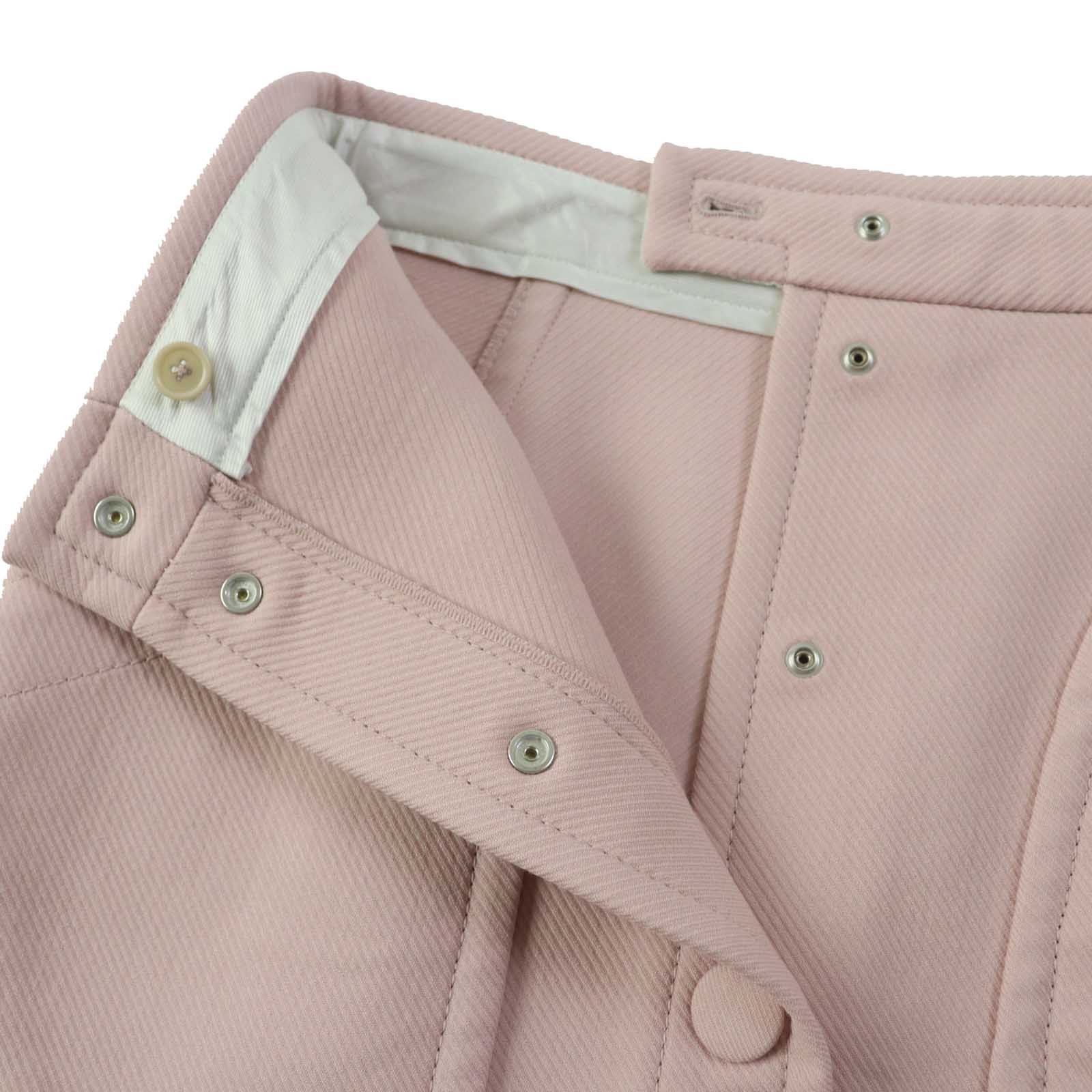 Bottega Veneta Wool Nylon Skirt Pink 38