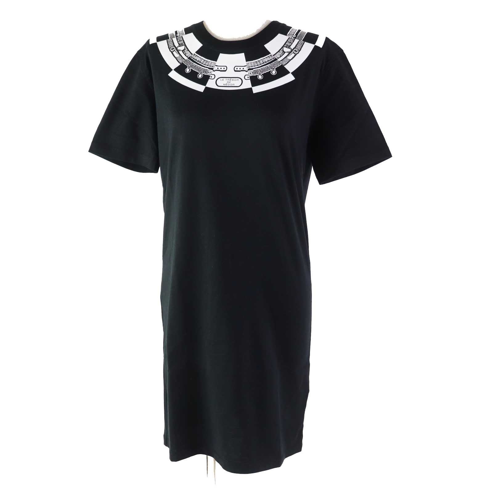 Hermes Cotton Short Sleeve T-shirt Dress