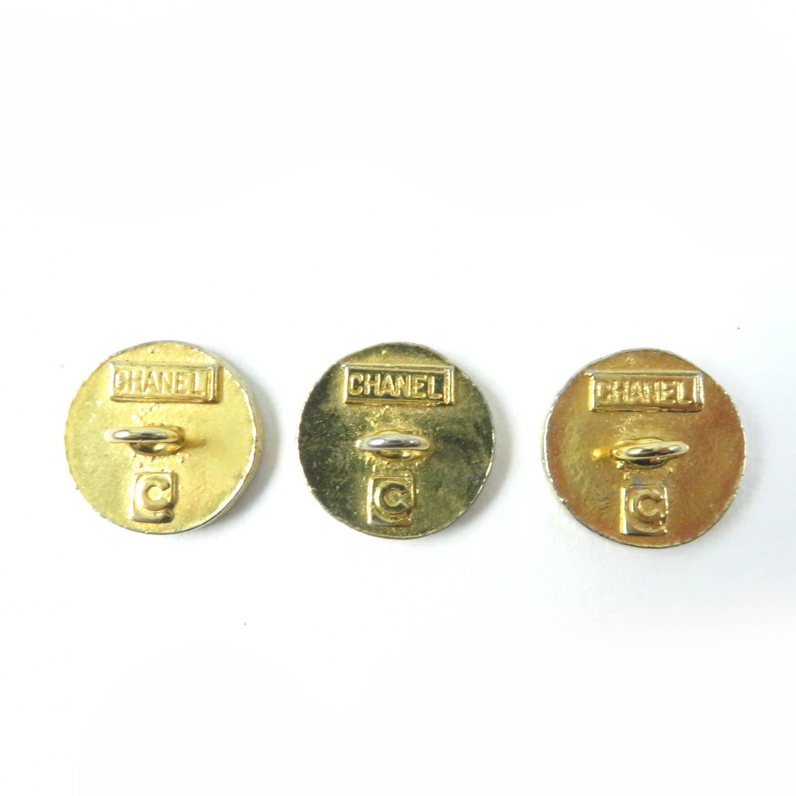 Chanel COCO Mark Button Set of 5 Gold