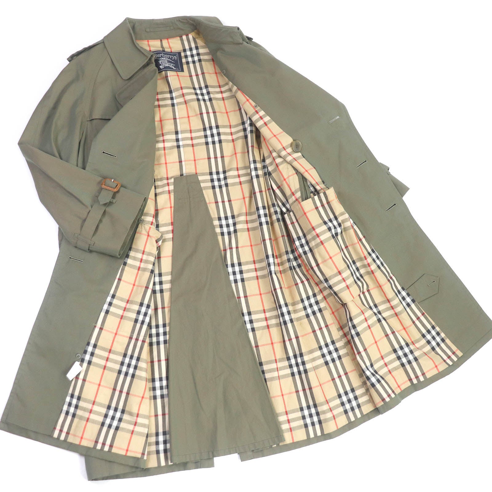 Burberry Vintage Spring Coat Nova Check S