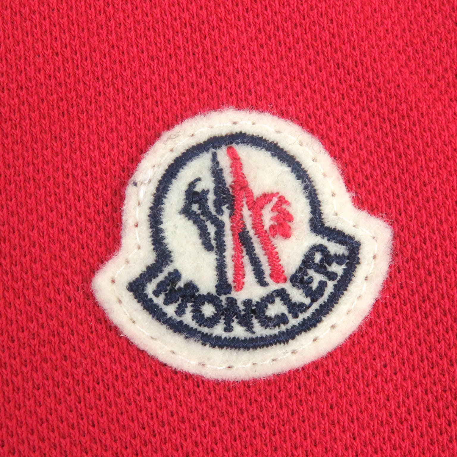 Moncler Cotton Polo Shirt Red L