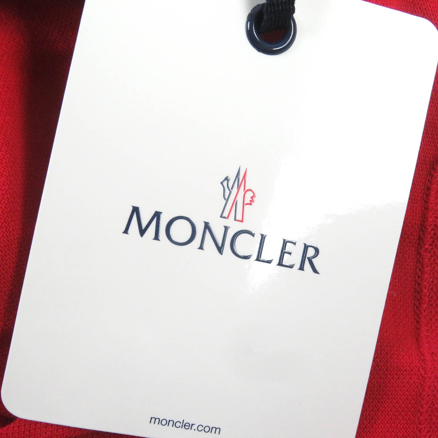 Moncler Cotton Polo Shirt Red L