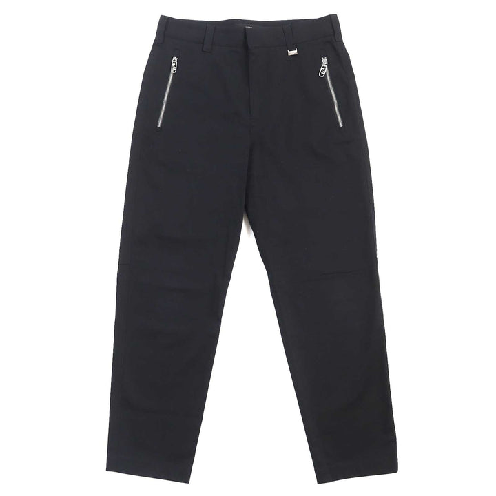 Fendi Cotton Gabardine Pants Black 46