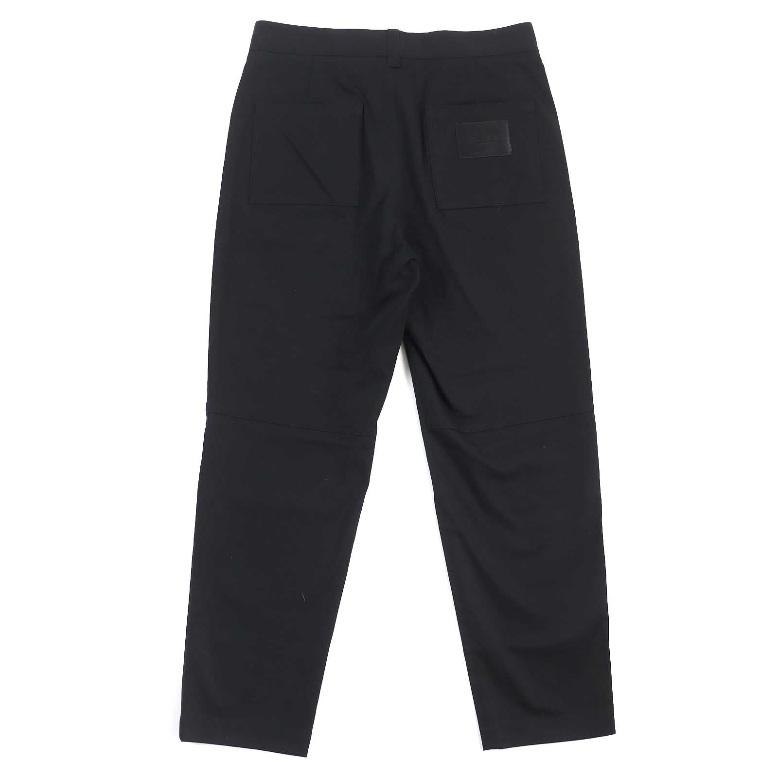 Fendi Cotton Gabardine Pants Black 46