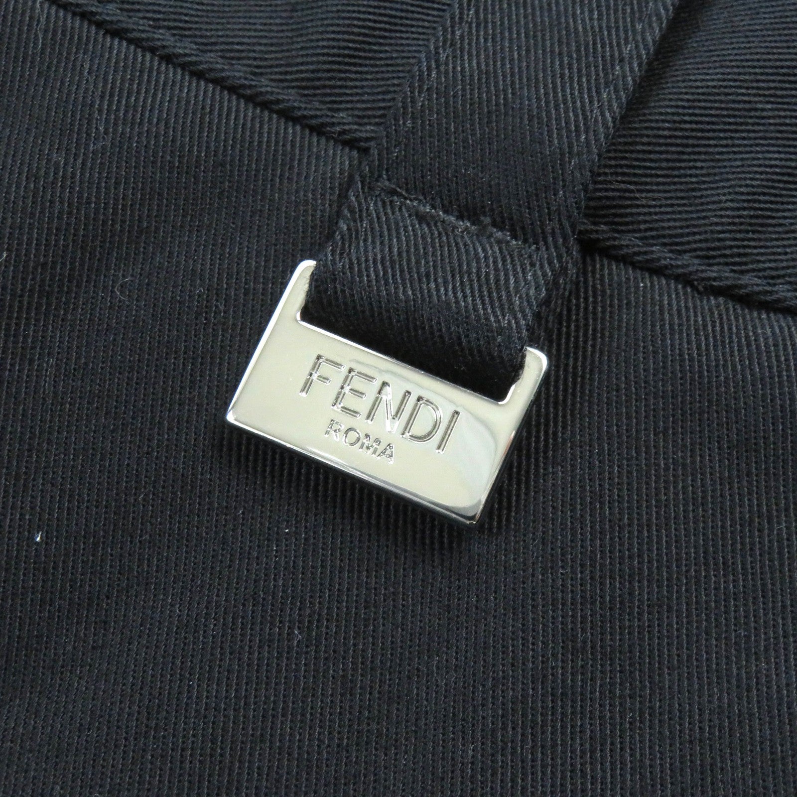 Fendi Cotton Gabardine Pants Black 46