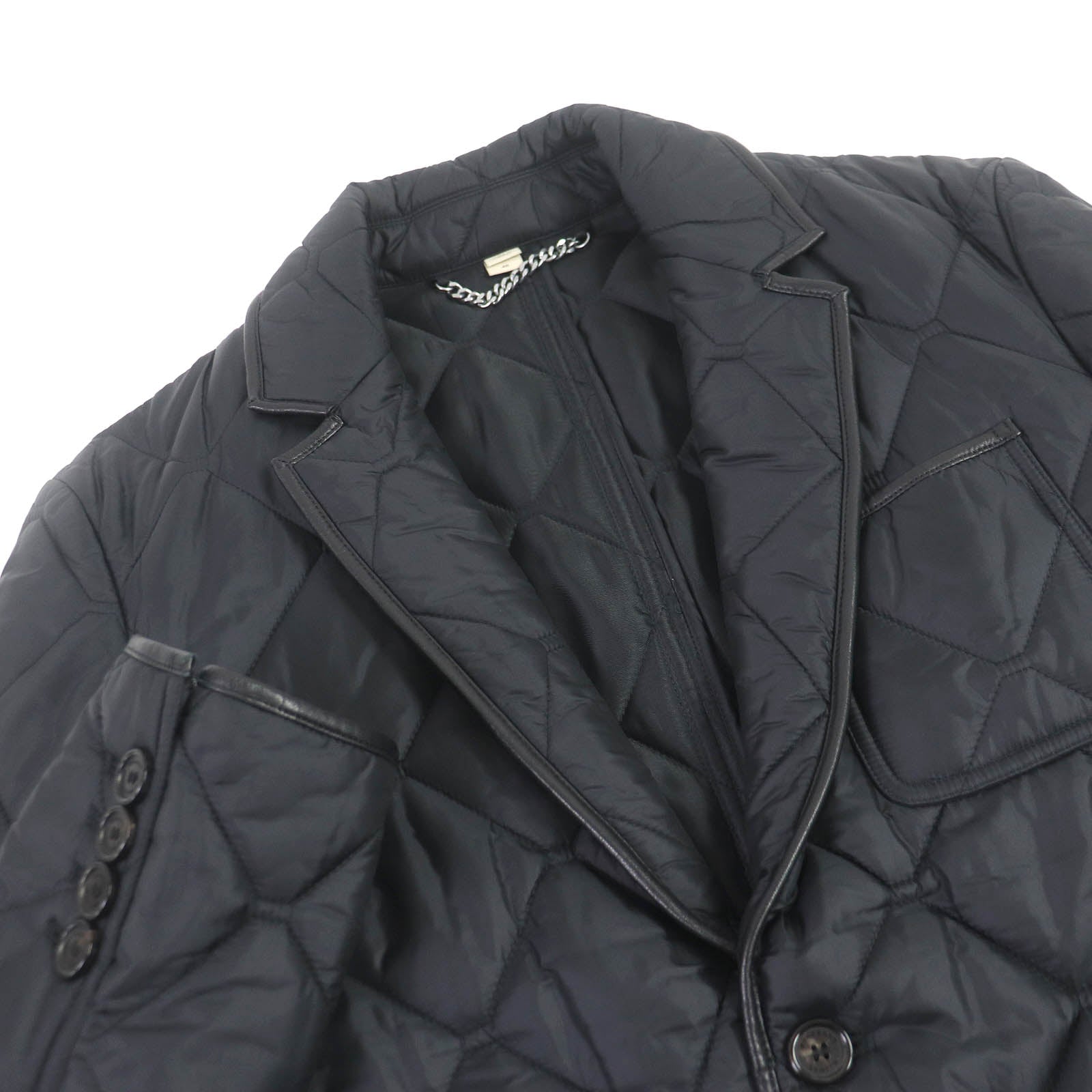 Burberry Quilted Jacket Blouson Black 46