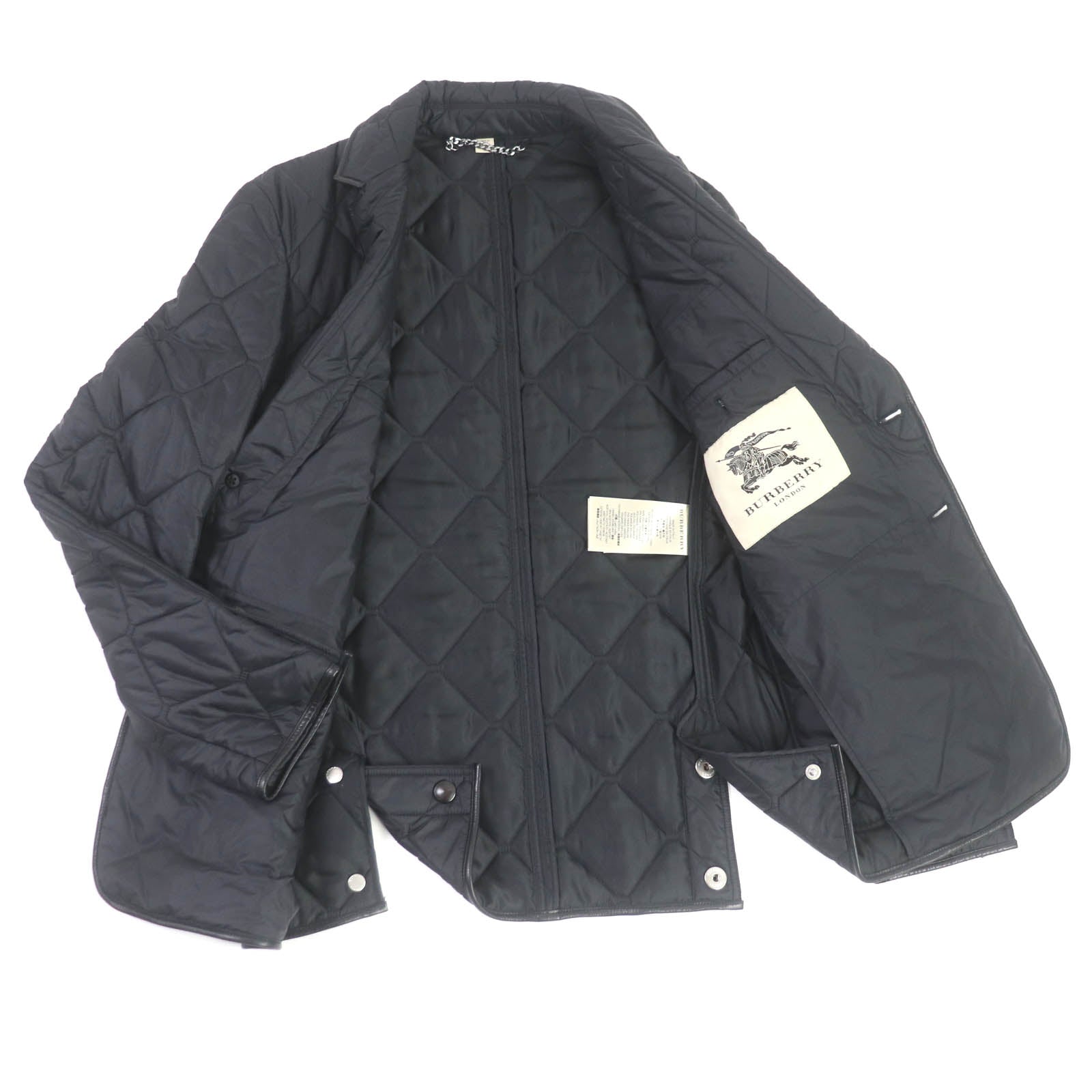 Burberry Quilted Jacket Blouson Black 46