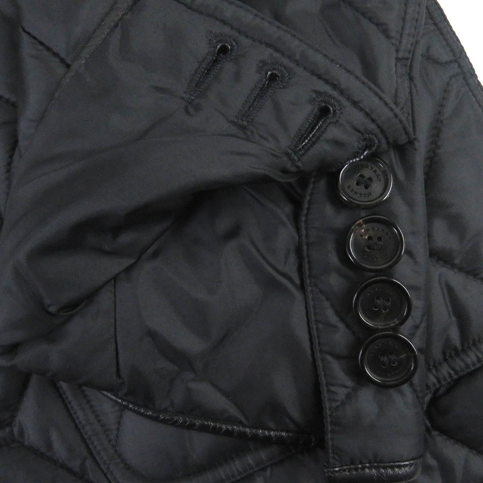 Burberry Quilted Jacket Blouson Black 46