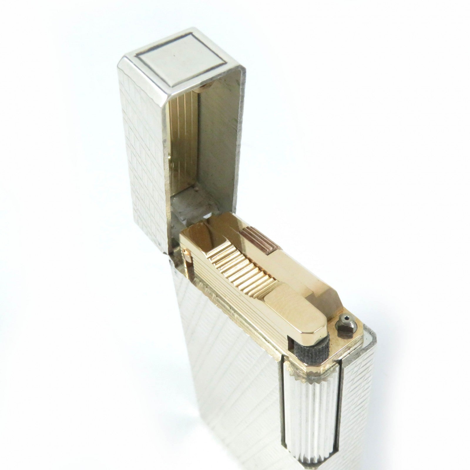 Dupont Line 1 Roller Gas Lighter Silver