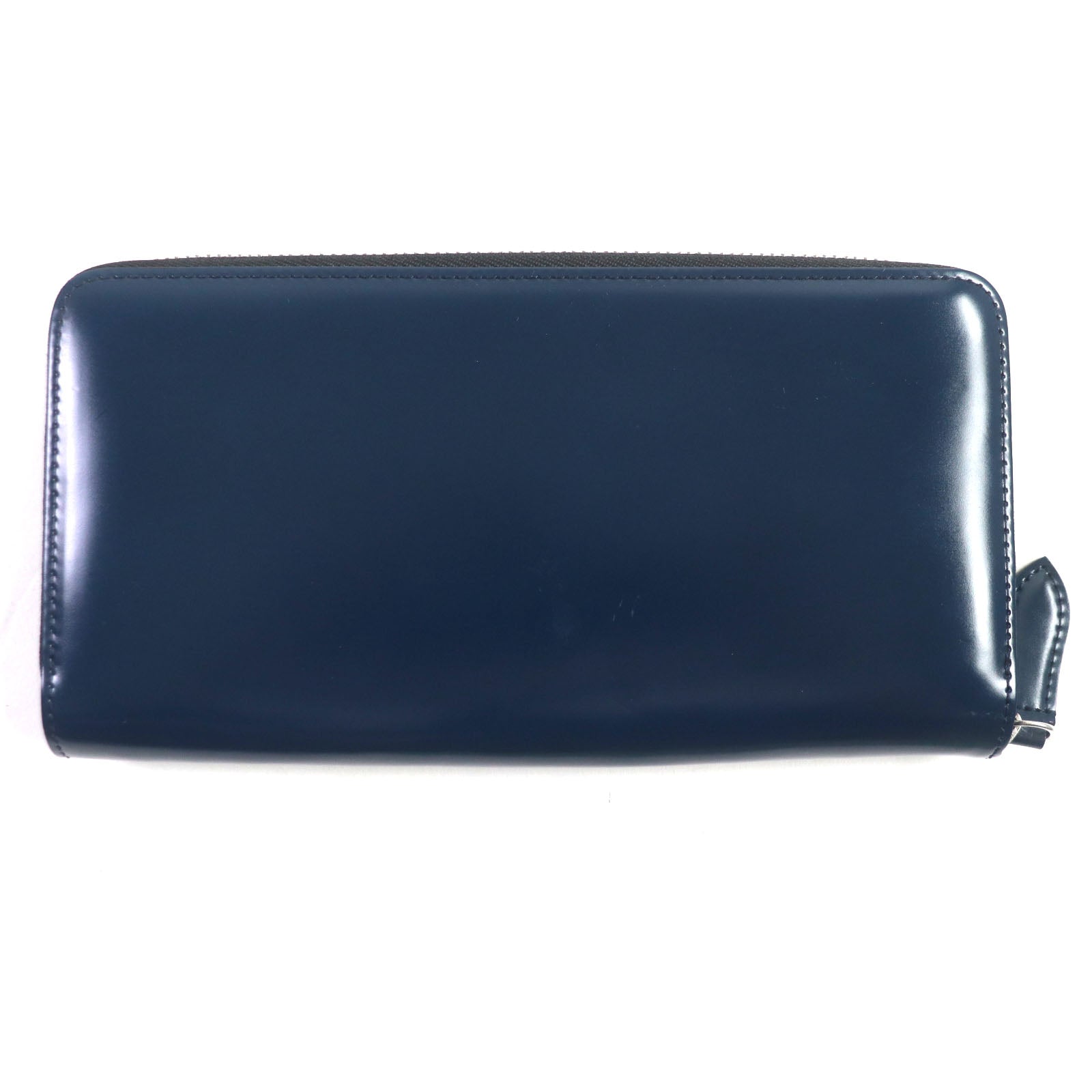 Cordovan Long Zip Wallet Navy