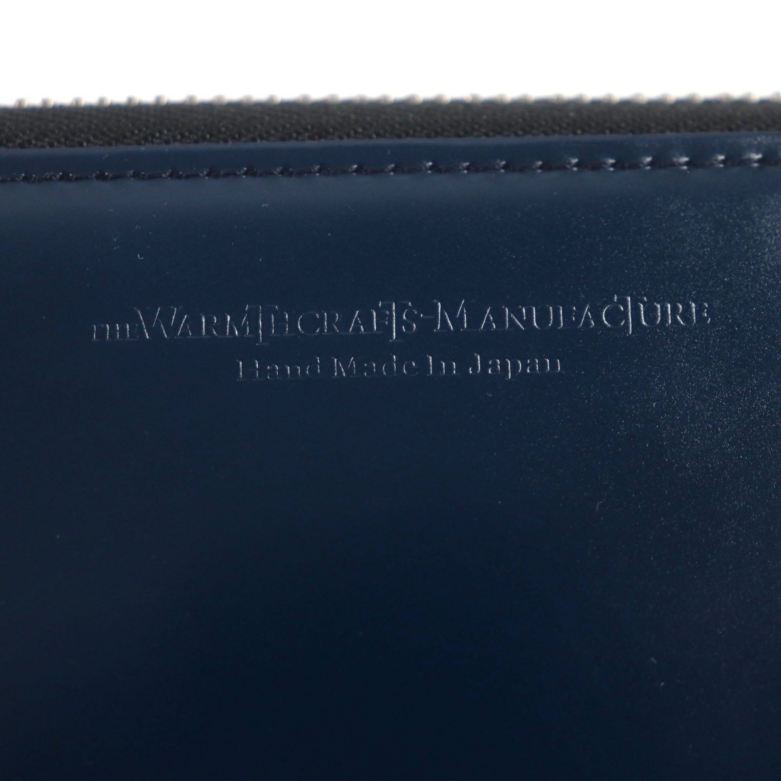 Cordovan Long Zip Wallet Navy