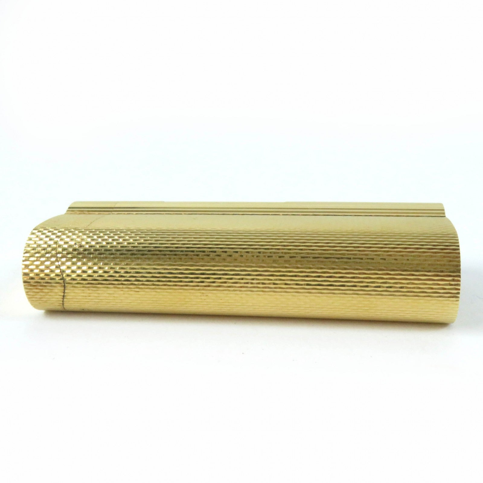 Dunhill Pattern Roller Gas Lighter Gold Antique