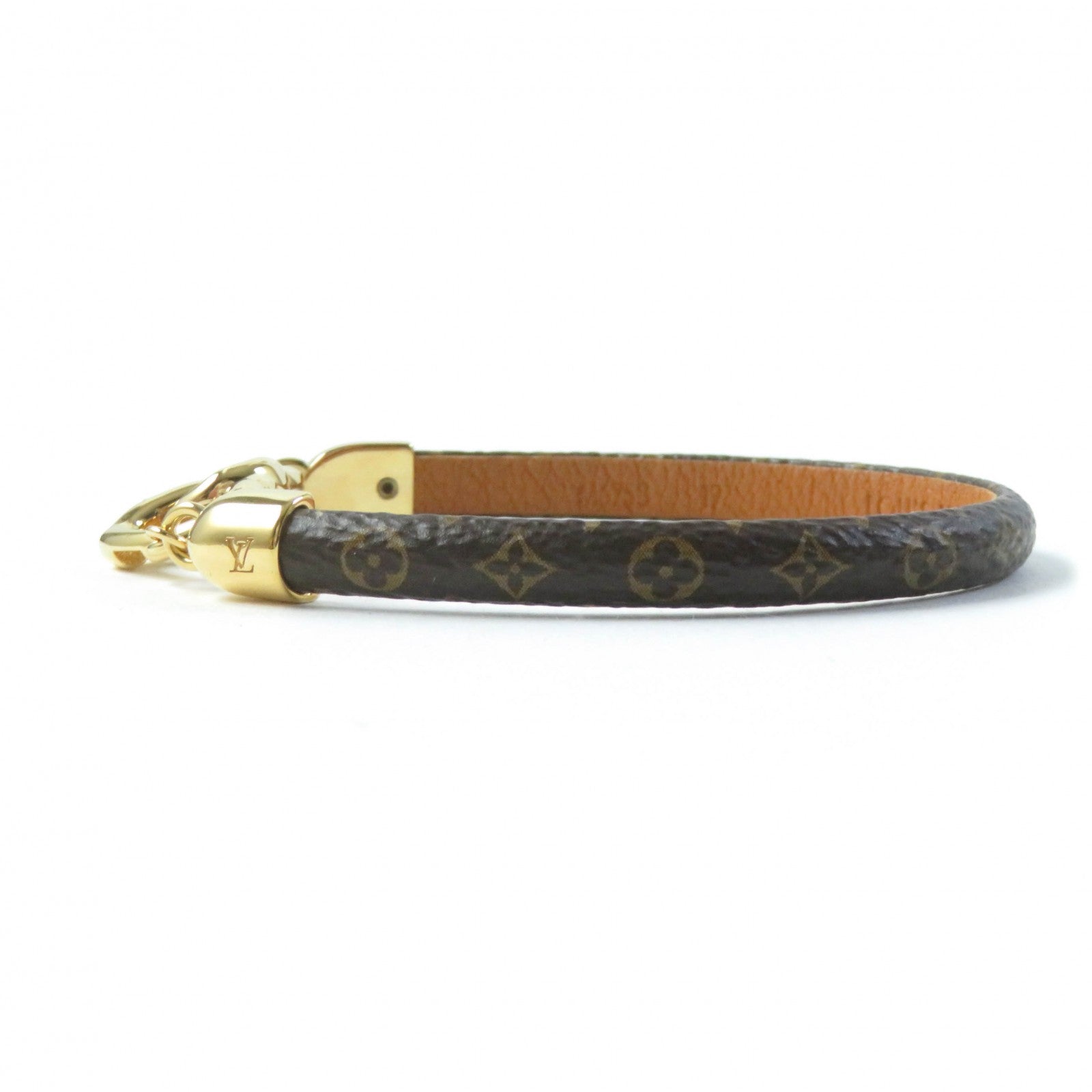 Louis Vuitton M6758 Leather Bracelet Brown