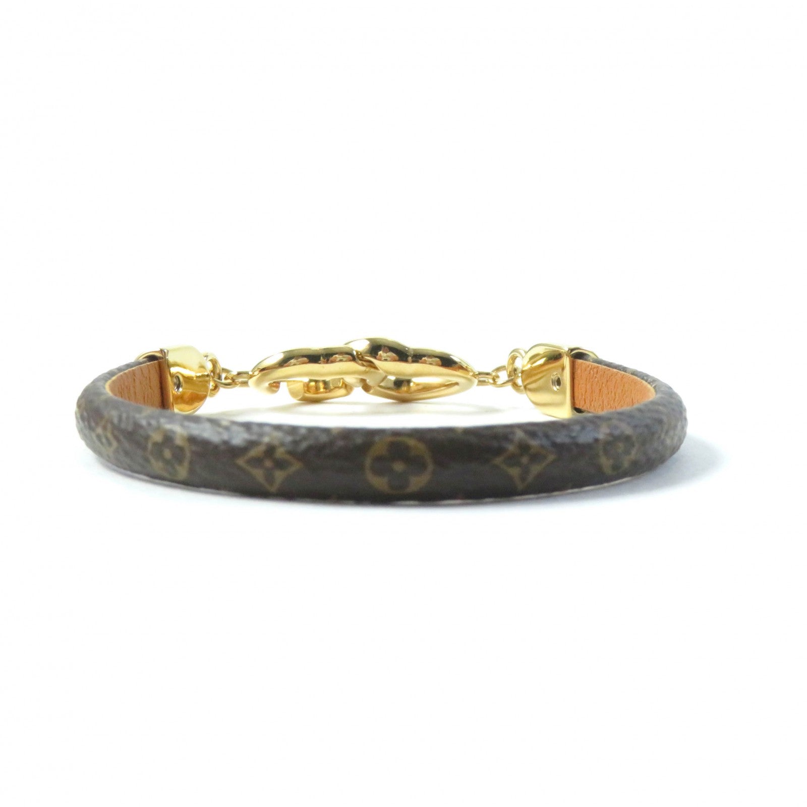 Louis Vuitton M6758 Leather Bracelet Brown