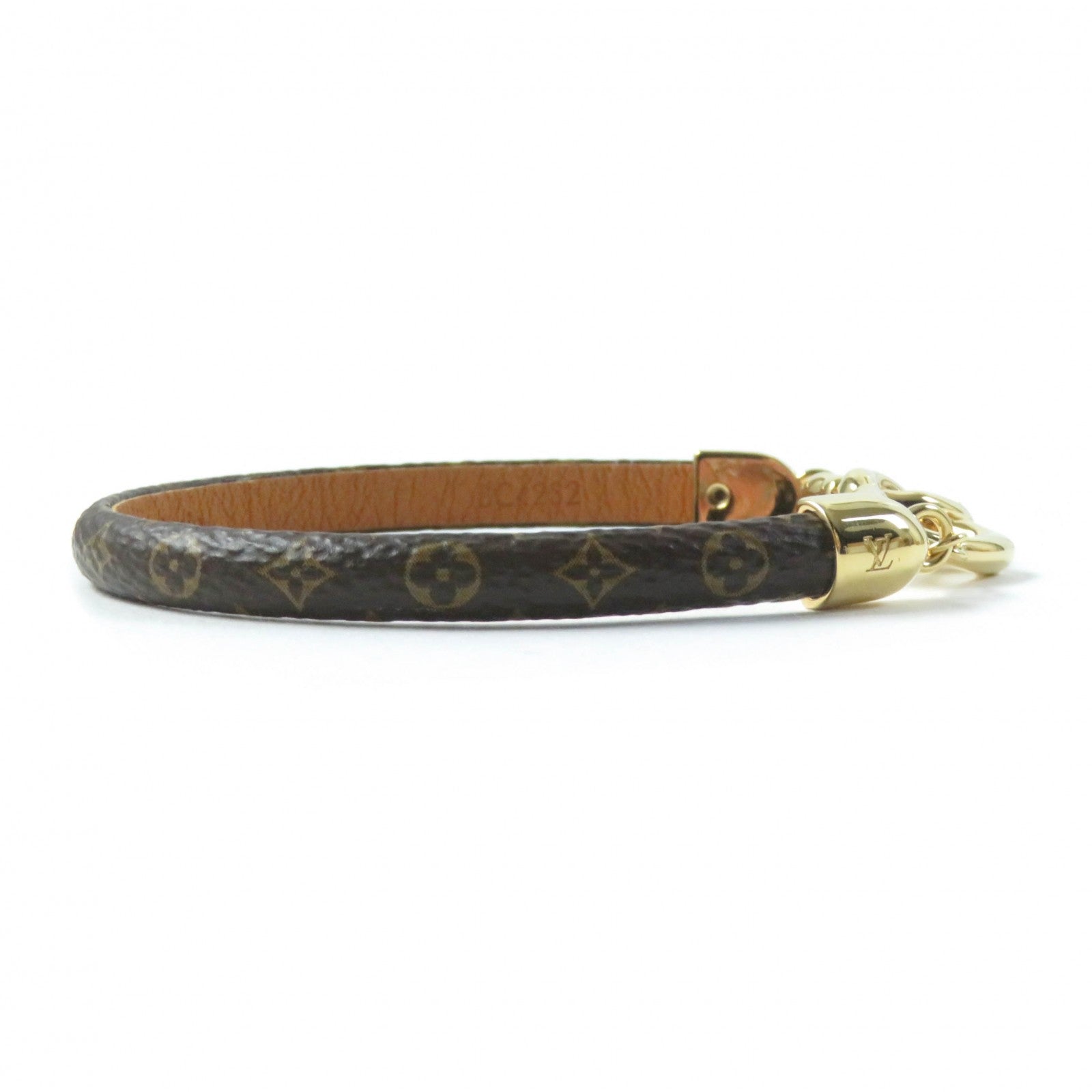 Louis Vuitton M6758 Leather Bracelet Brown