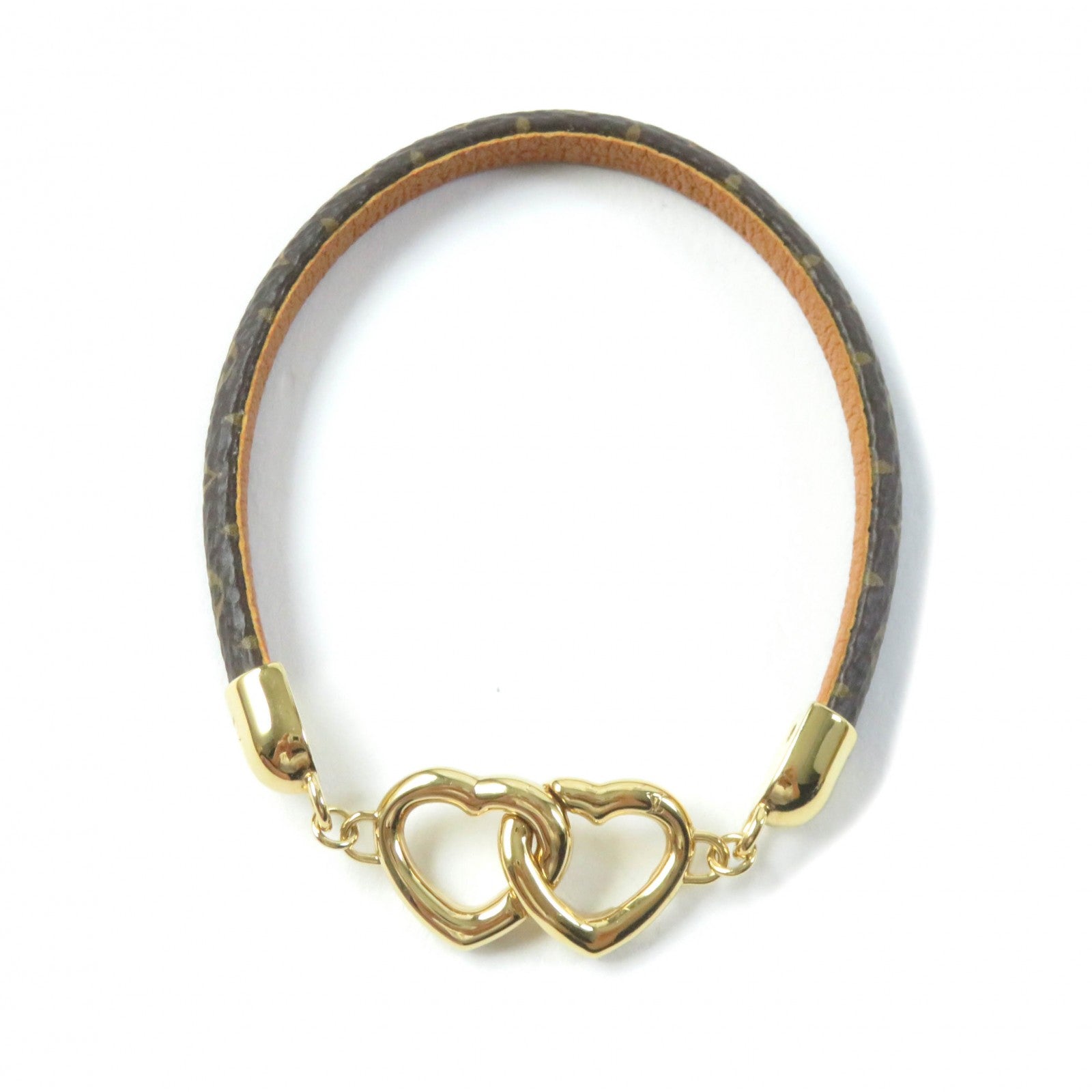 Louis Vuitton M6758 Leather Bracelet Brown