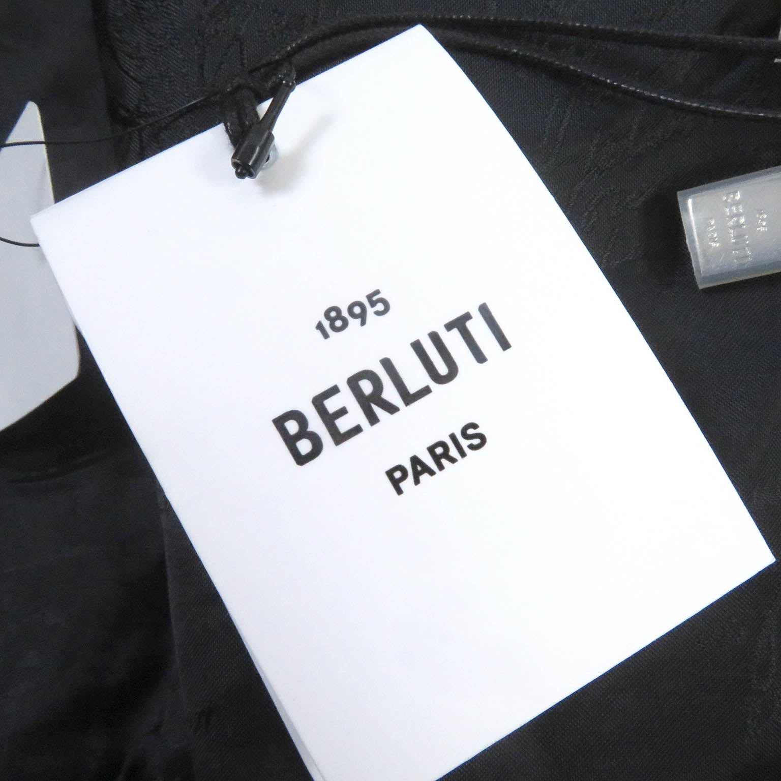 Berluti Lamb Leather Blouson Jacket Blue-Black