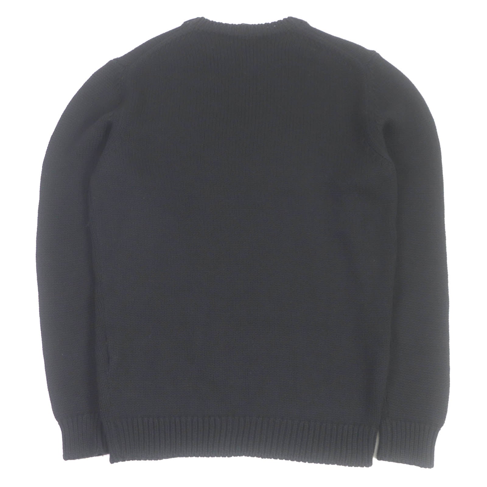 Fendi Wool LOVE Crew Neck Sweater Black 48