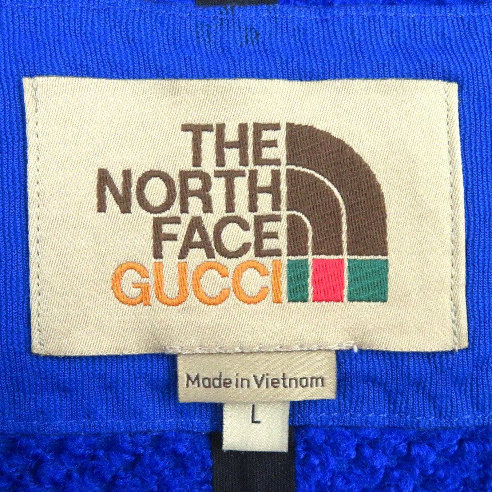 Gucci North Face Fleece Pullover Hoodie L