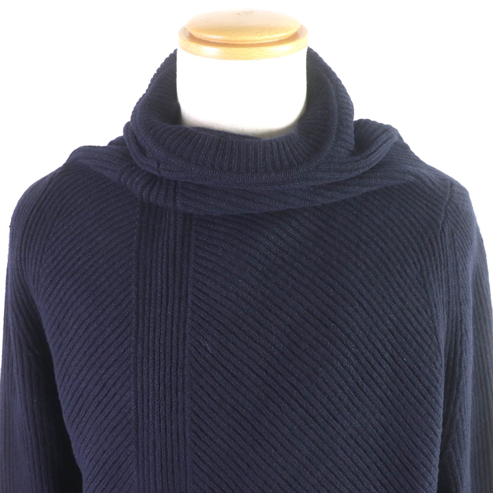 Jil Sander Wool Cashmere Asymmetrical Knit Sweater