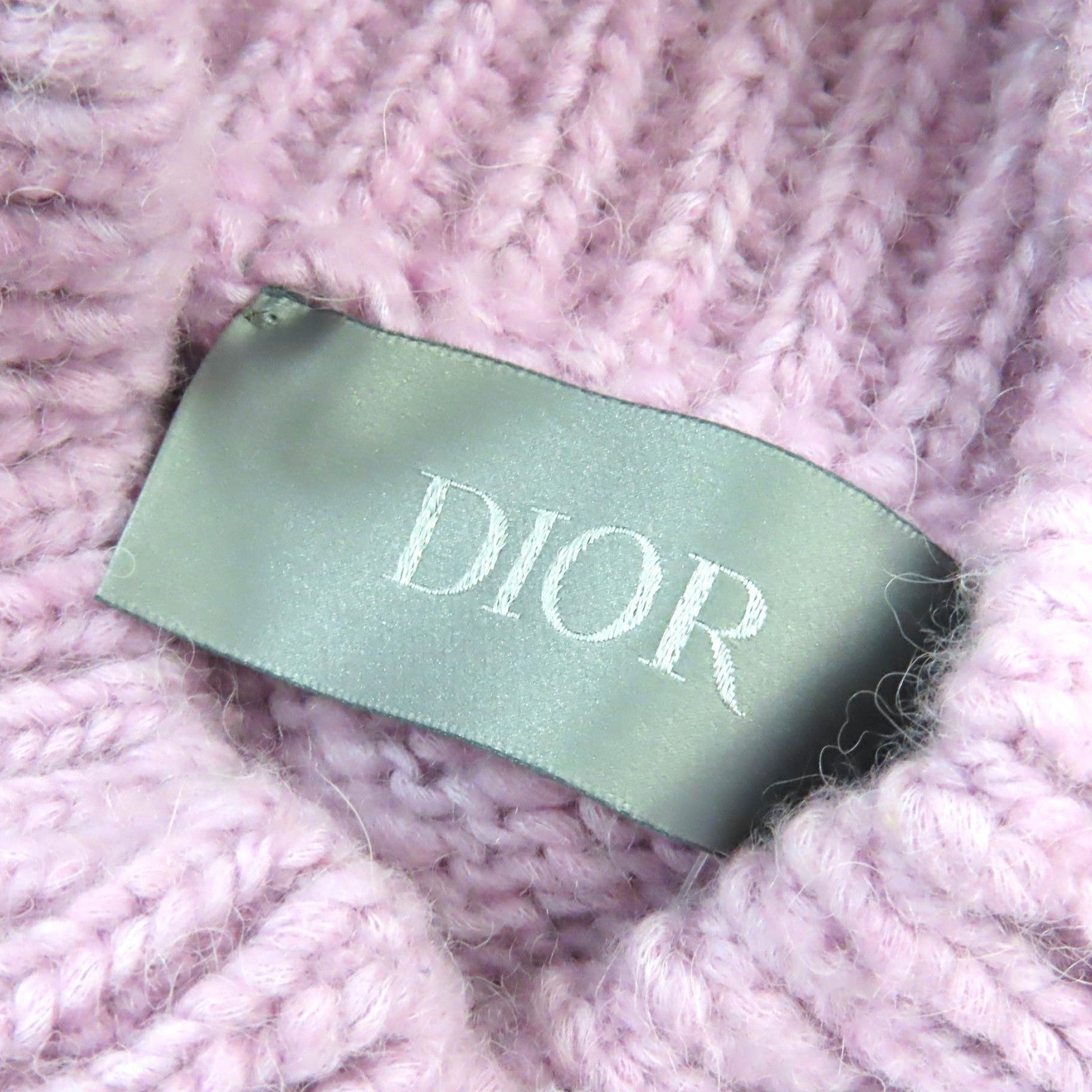 Dior Wool Cotton Alpaca High Neck Knit XL